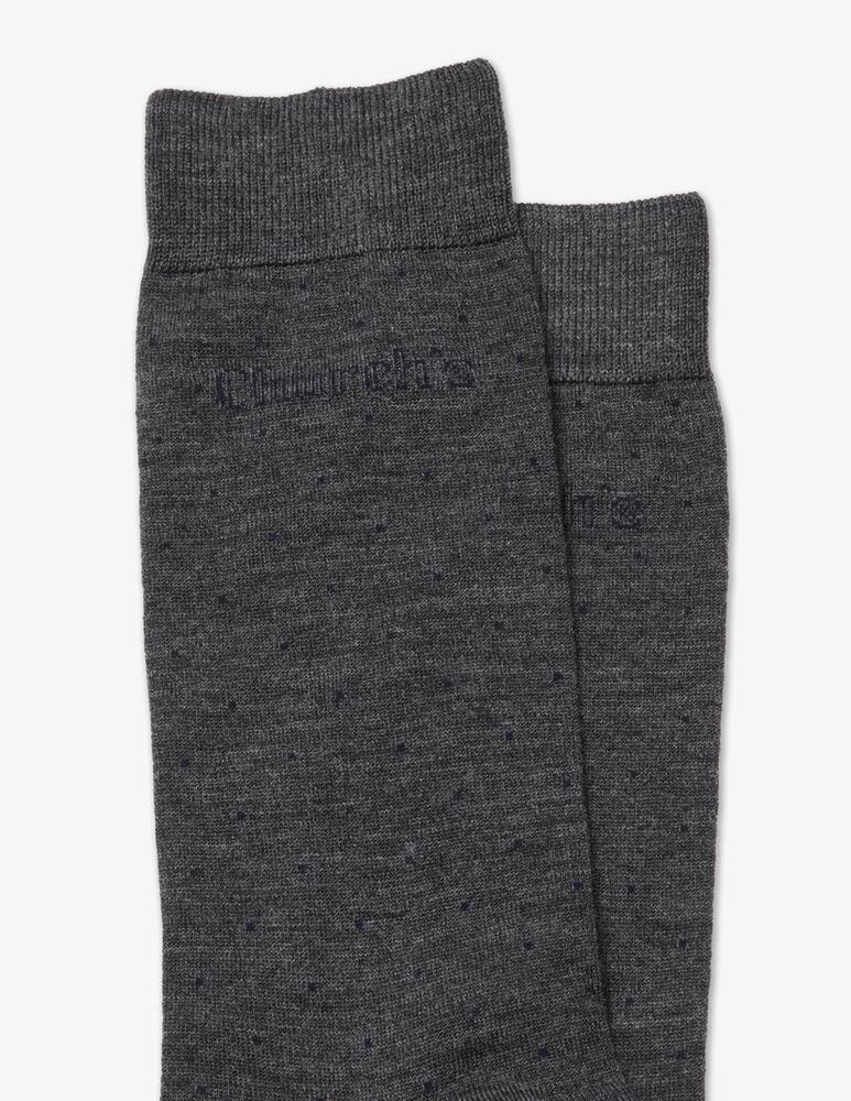rinascente Church's Logo wool socks - Grey