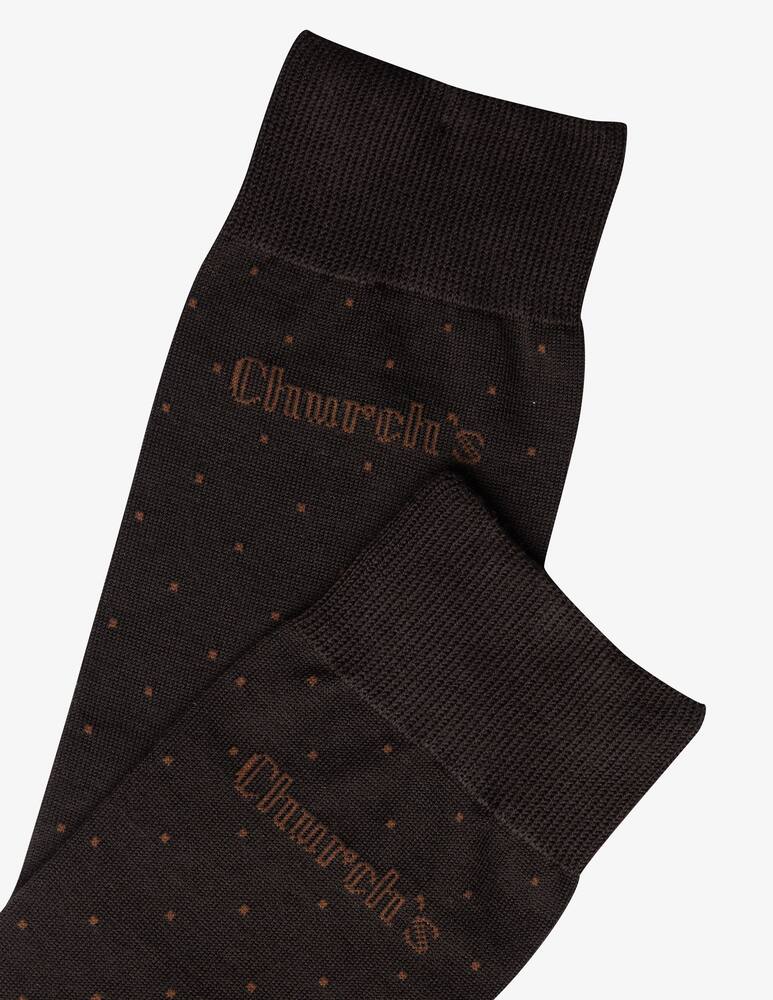 rinascente Church's Logo wool socks - Black