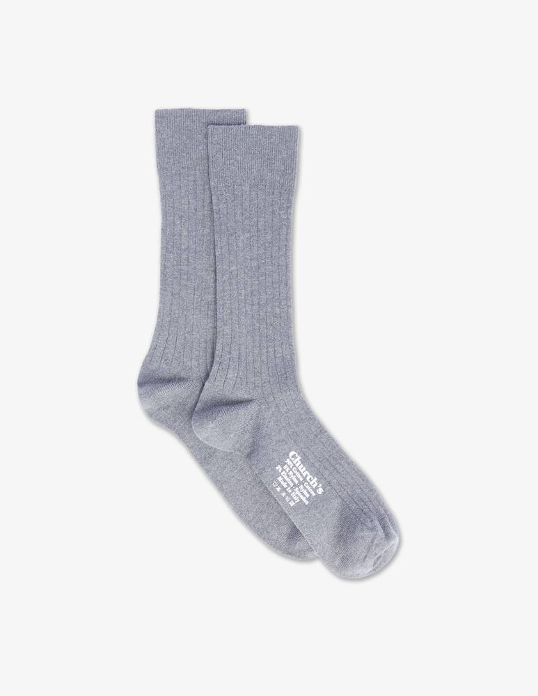 rinascente Church's Ribbed cotton socks - Blue