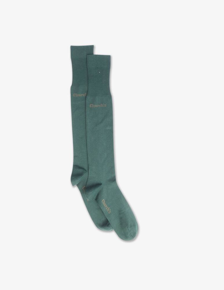 Church's Cotton logo socks - Green - picture 1 Church's Cotton logo socks - Green - picture 1