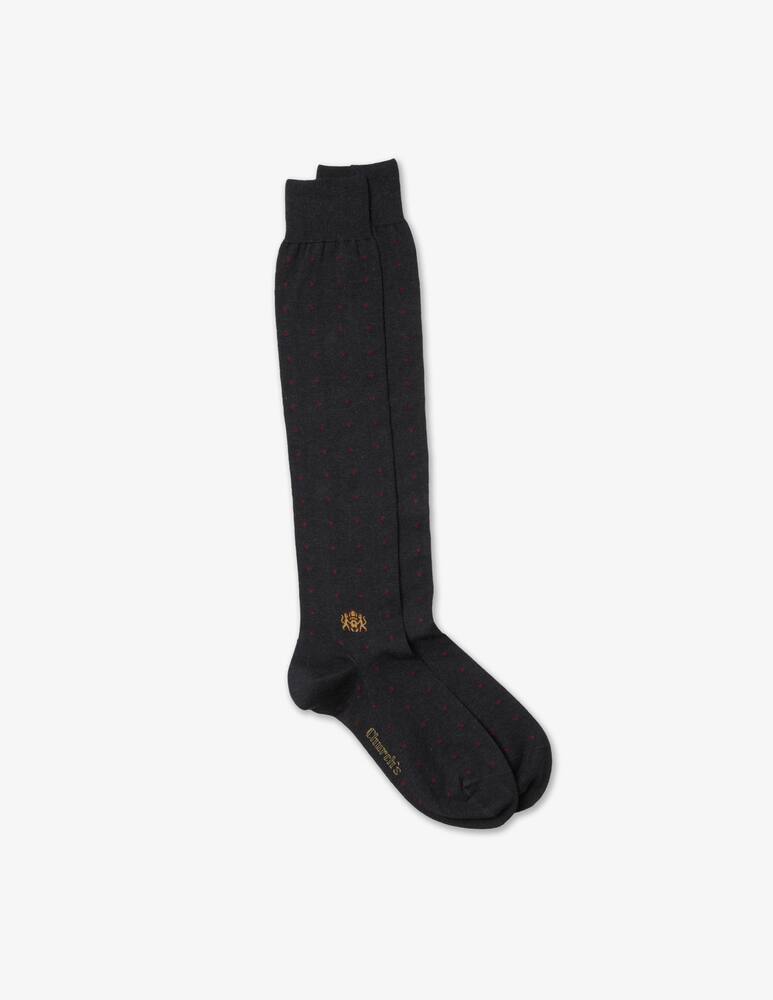 rinascente Church's Pois logo cotton socks - Black