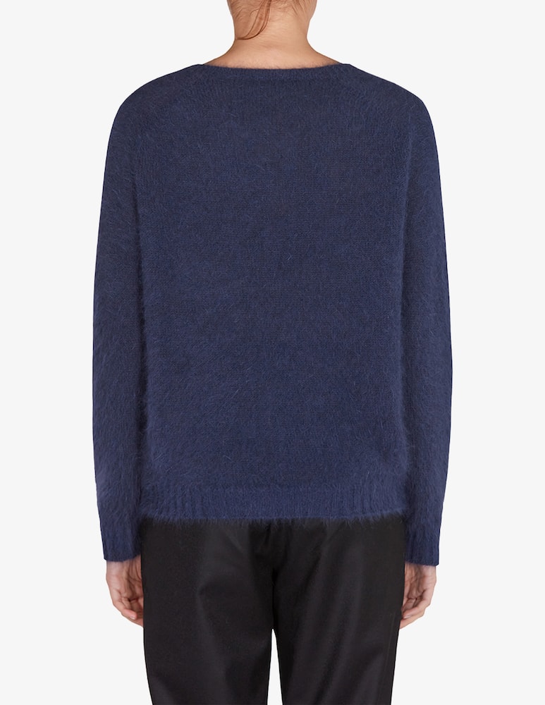 rinascente Roberto Collina Long sleeve boat neck sweater - Blue