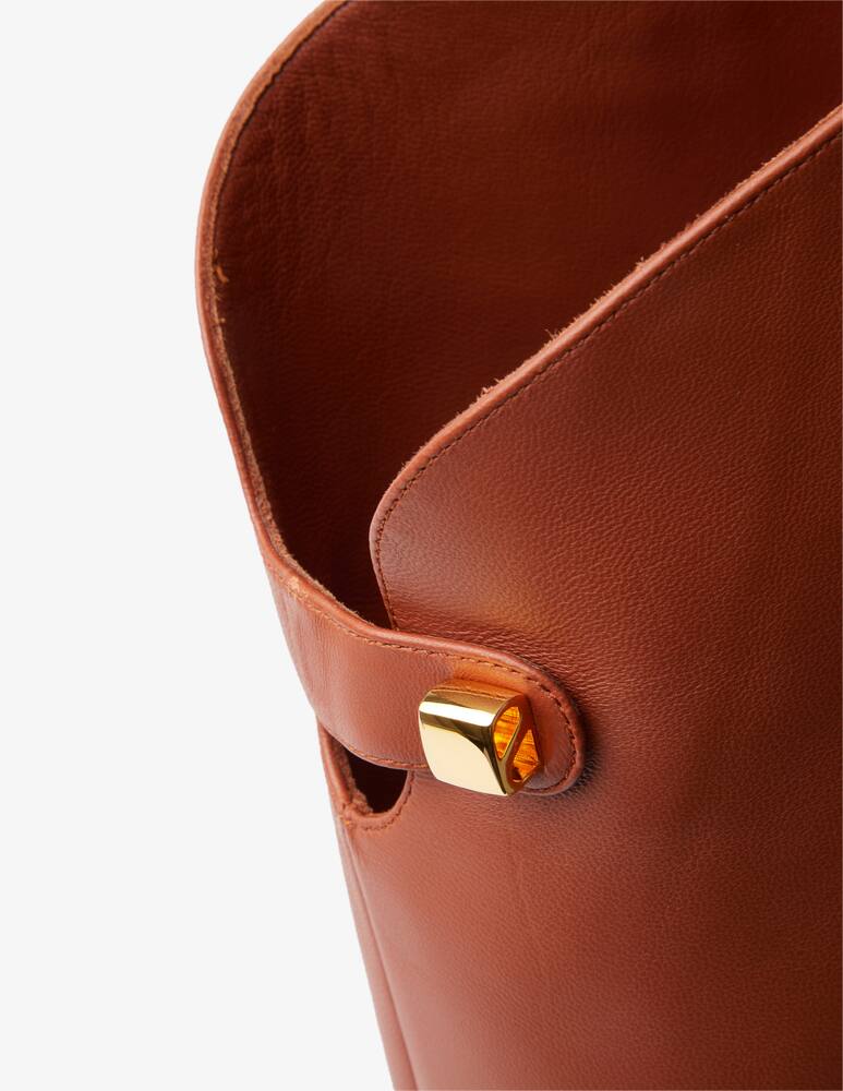 rinascente Maison Skorpios Adriana leather heeled boots - Brown