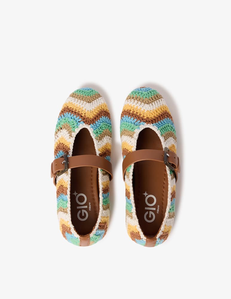Gio Milano Zigzag crochet flats - picture 3 Gio Milano Zigzag crochet flats - picture 3
