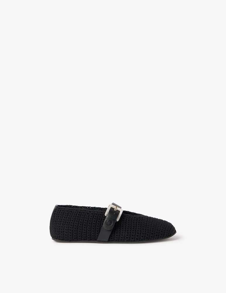 rinascente Gio Milano Zigzag ballet flats
