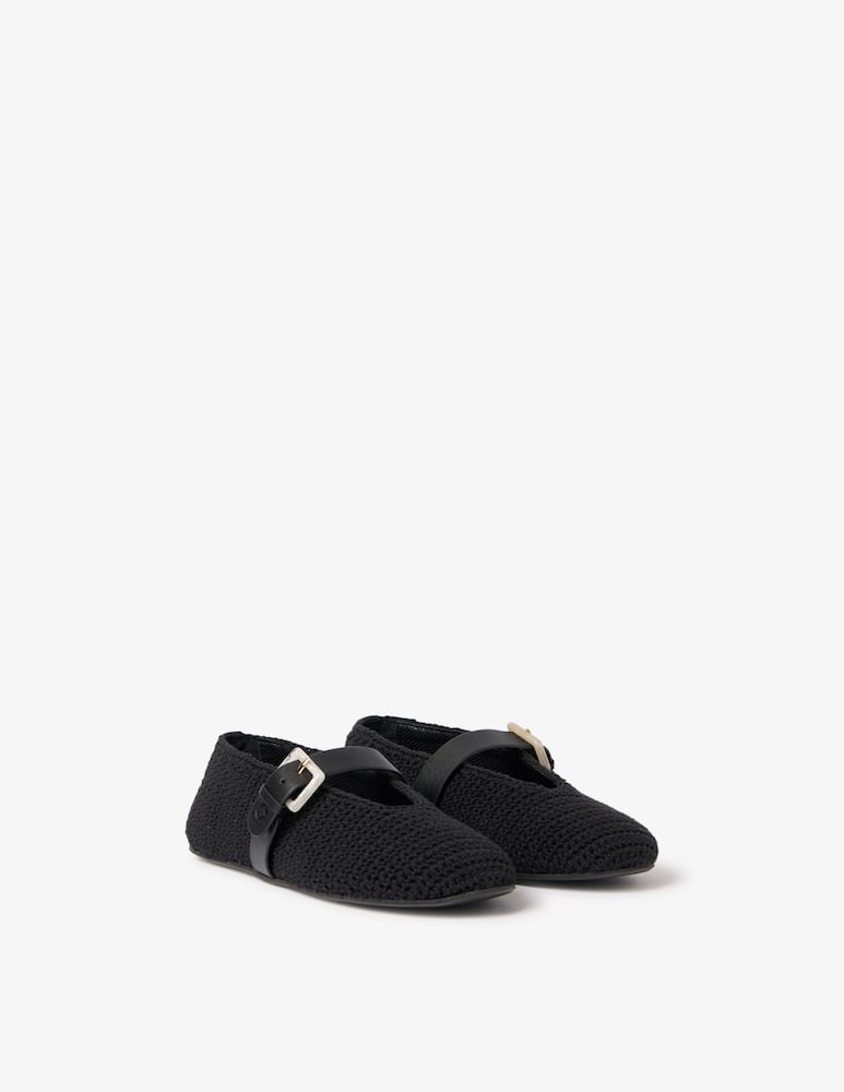 rinascente Gio Milano Zigzag ballet flats