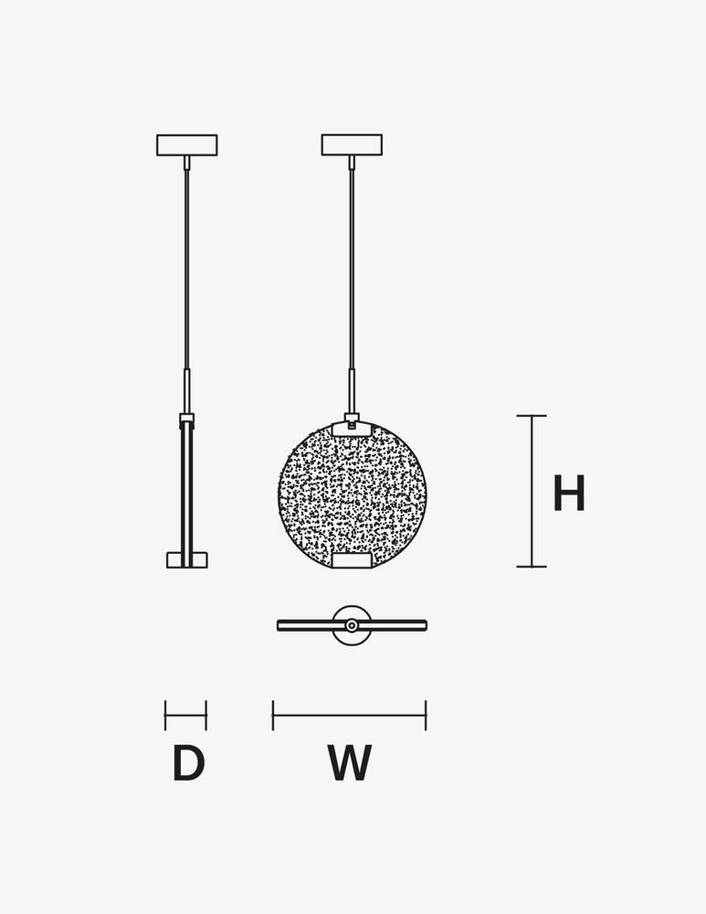 rinascente Masiero Horo S1 Ceiling Lamp