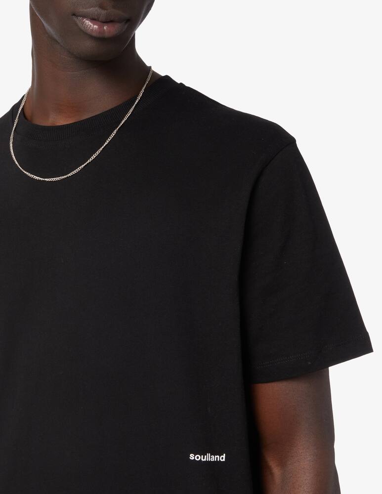 Soulland Maglietta con logo - Nero - immagine 4 Soulland Maglietta con logo - Nero - immagine 4