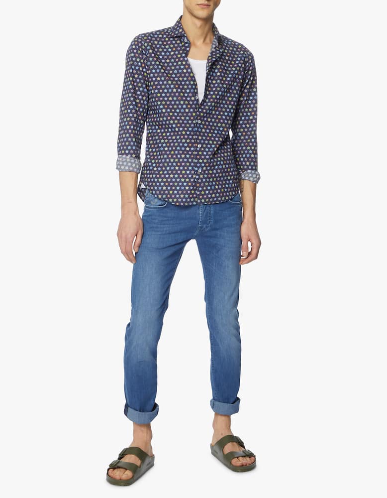 rinascente Altemflower Camicia stampata fiori geometrici multicolor