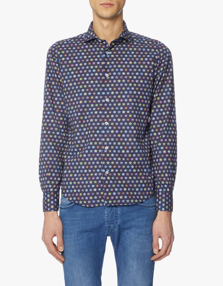 rinascente Altemflower Camicia stampata fiori geometrici multicolor