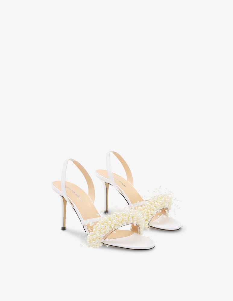 Mach & Mach Floating pearl bridal sandals - picture 2 Mach & Mach Floating pearl bridal sandals - picture 2