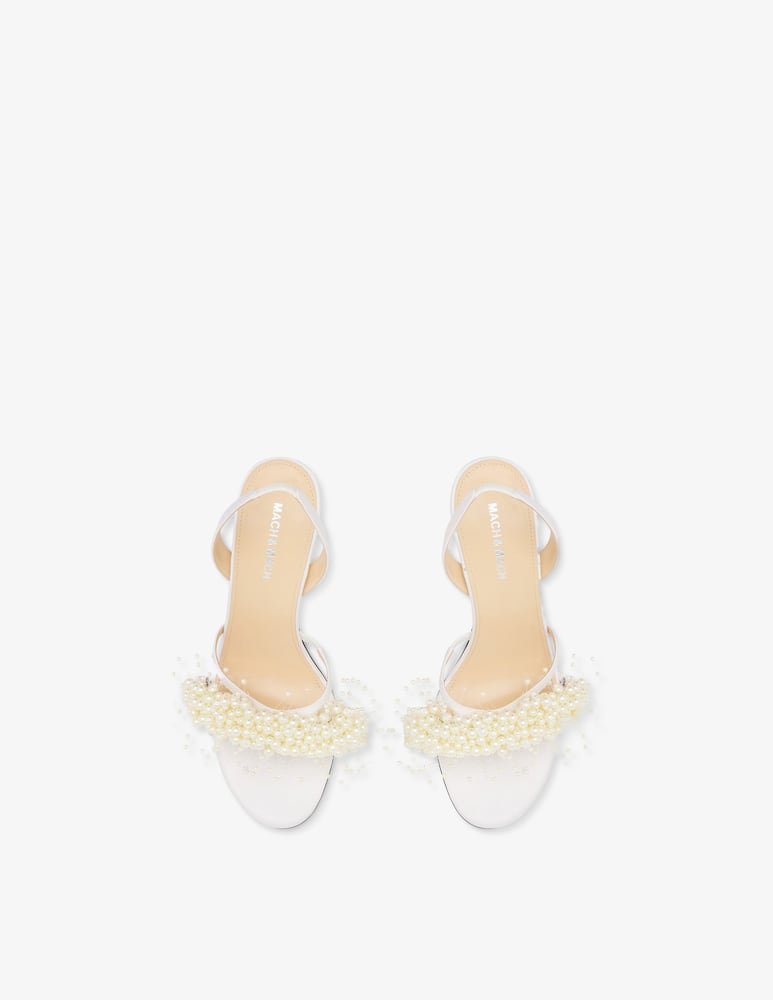 Mach & Mach Floating pearl bridal sandals - picture 3 Mach & Mach Floating pearl bridal sandals - picture 3