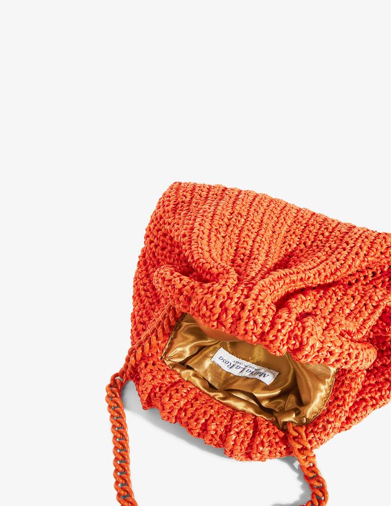 rinascente Maria La Rosa Borsa con tracolla in crochet Mini Game