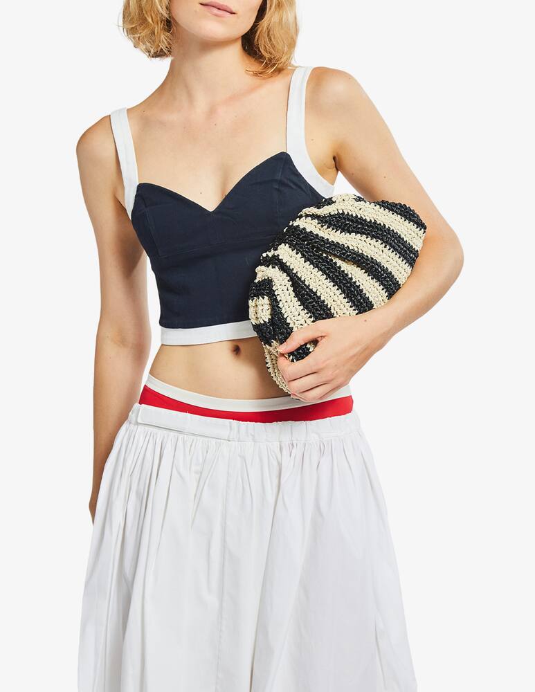 rinascente Maria La Rosa Game crochet clutch