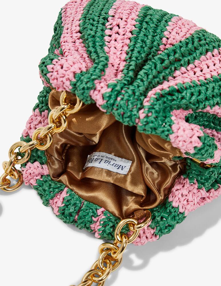 rinascente Maria La Rosa Borsa con tracolla Mini Game Crochet