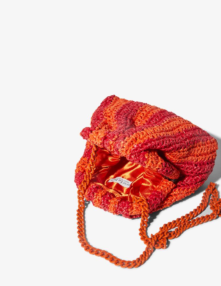 rinascente Maria La Rosa Borsa con tracolla in crochet Mini Game