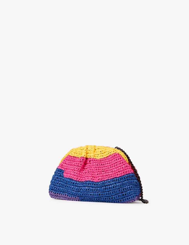 rinascente Maria La Rosa Borsa con tracolla in crochet