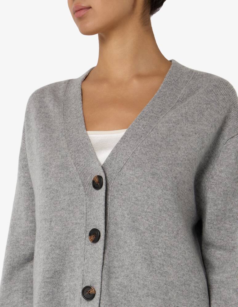 Pure Cashmere Cardigan in cashmere con collo a v - immagine 4 Pure Cashmere Cardigan in cashmere con collo a v - immagine 4