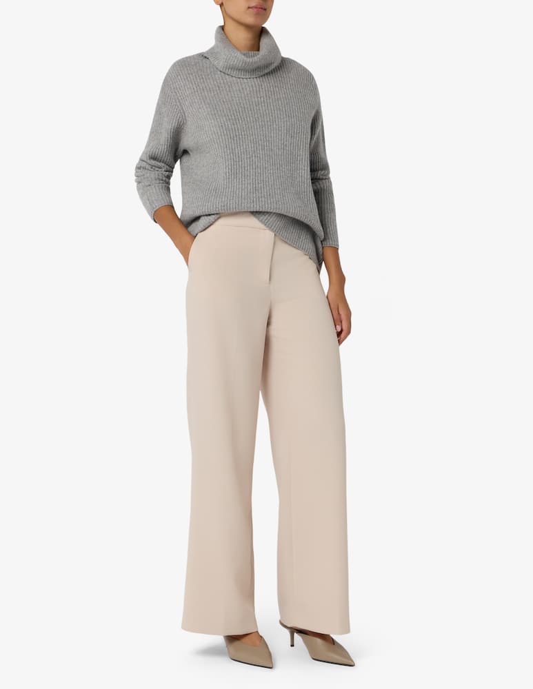 rinascente Pure Cashmere Turtleneck ribbed jumper