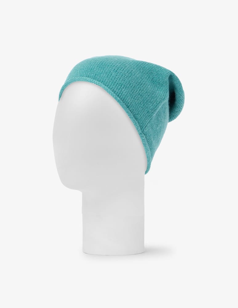 rinascente Pure Cashmere Ribbed knit beanie