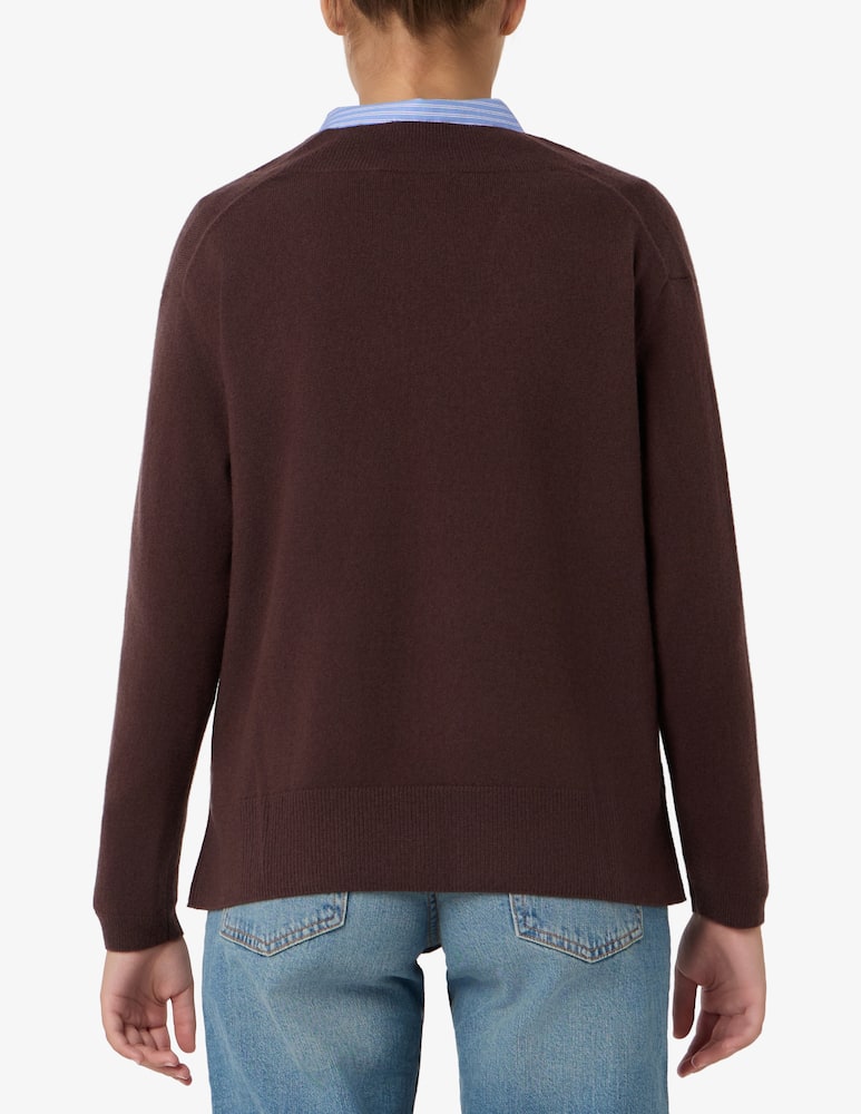 Pure Cashmere Maglione con collo a V e spacchi - immagine 3 Pure Cashmere Maglione con collo a V e spacchi - immagine 3