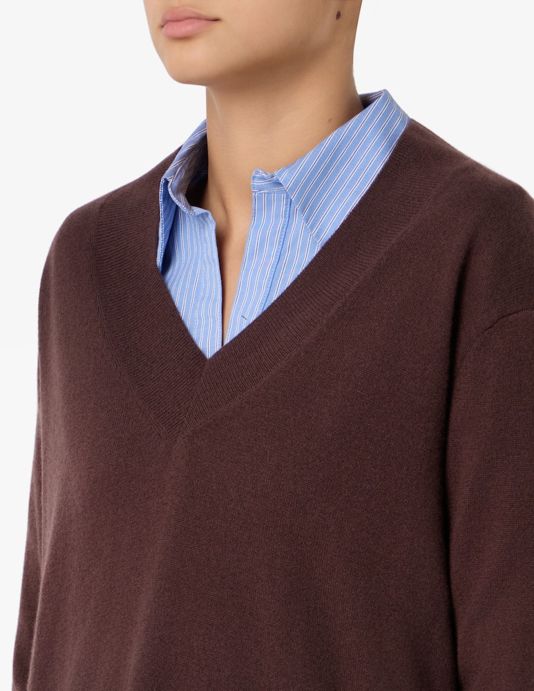 Pure Cashmere Maglione con collo a V e spacchi - immagine 4 Pure Cashmere Maglione con collo a V e spacchi - immagine 4