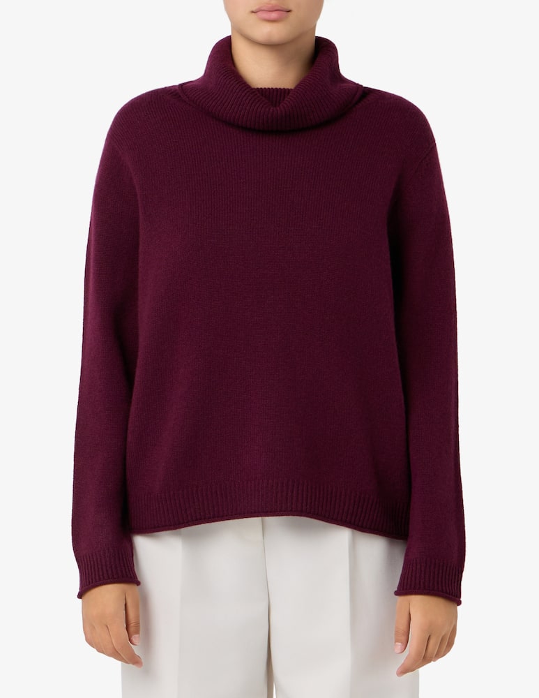 rinascente Pure Cashmere Turtleneck ribbed jumper