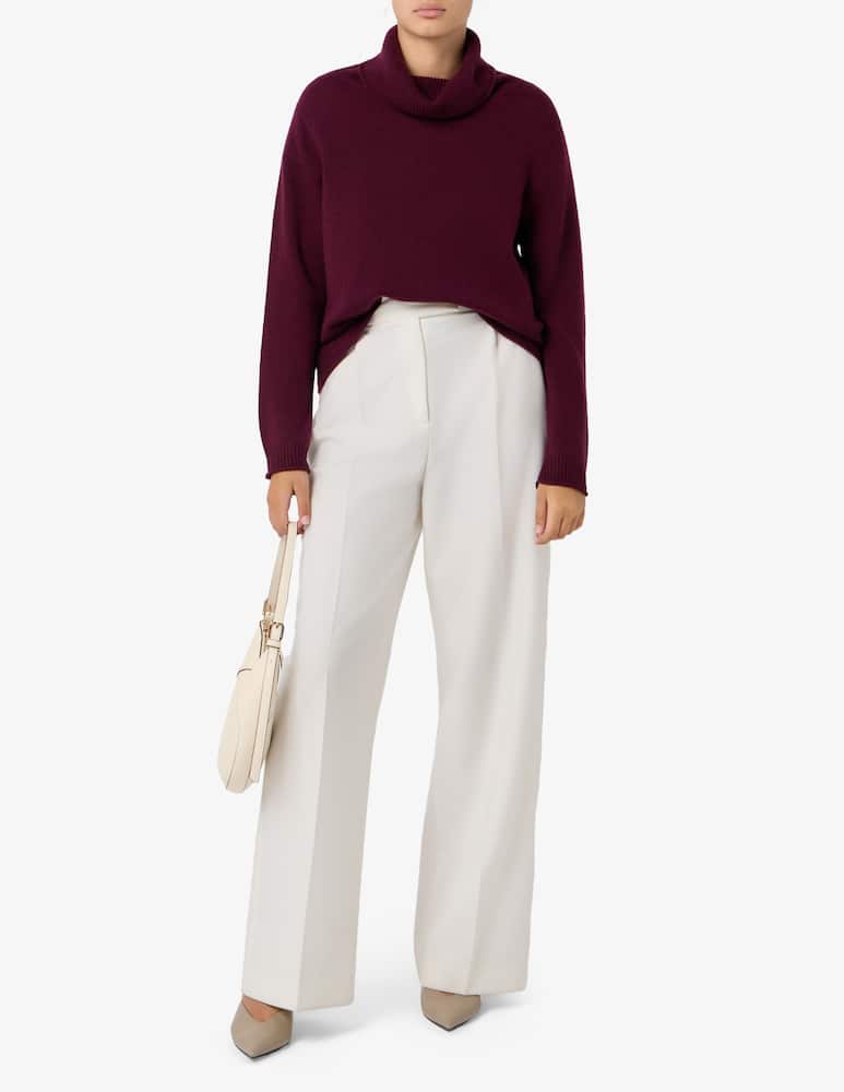 rinascente Pure Cashmere Turtleneck ribbed jumper