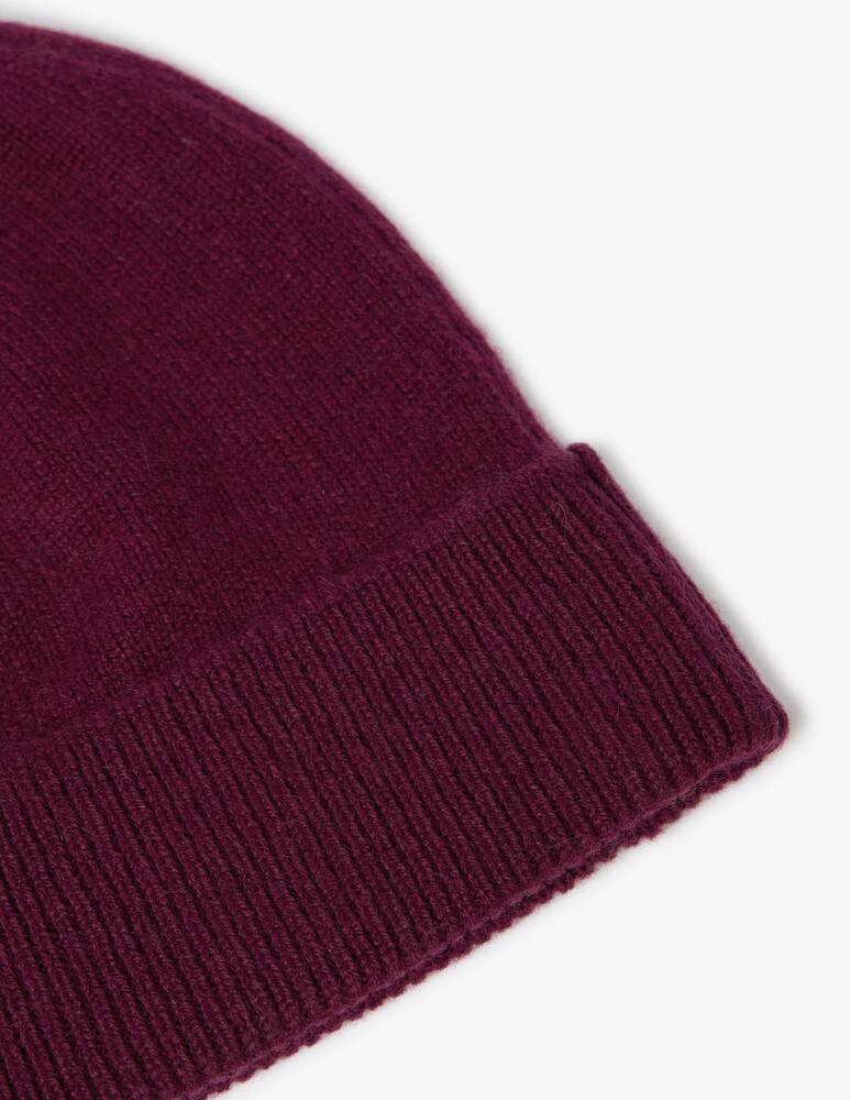 rinascente Pure Cashmere Ribbed knit beanie
