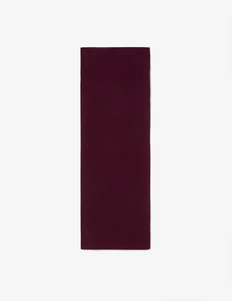 rinascente Pure Cashmere Ribbed knit scarf
