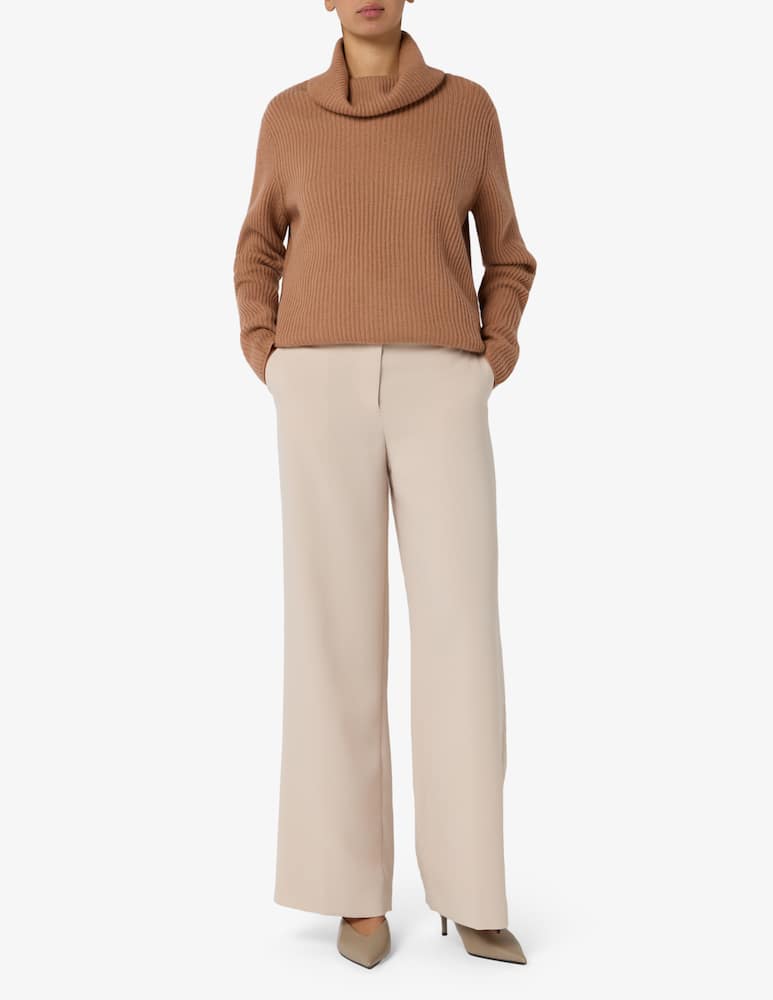 Pure Cashmere Turtleneck ribbed jumper - picture 2 Pure Cashmere Turtleneck ribbed jumper - picture 2