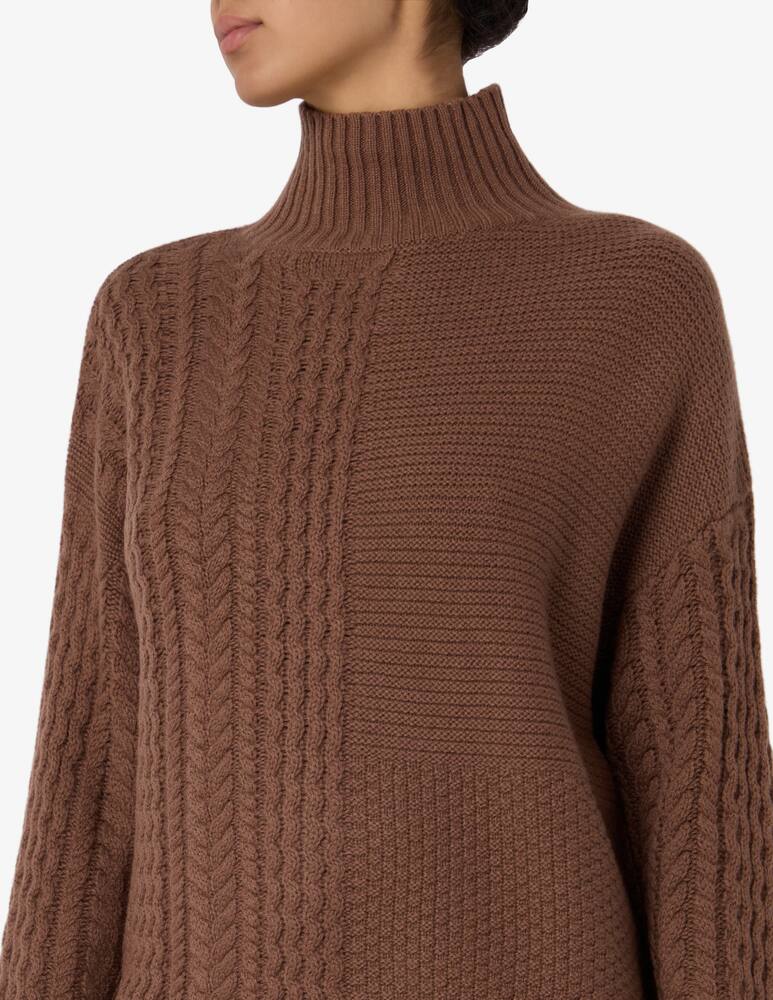rinascente Pure Cashmere Crater cable-knit jumper