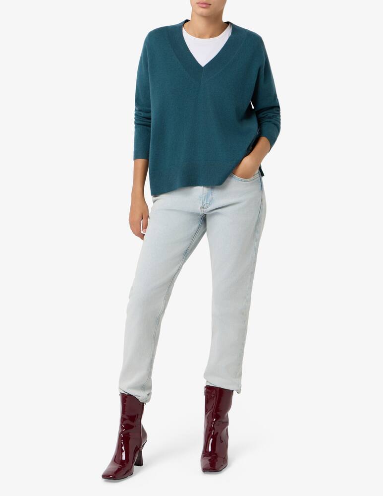 Pure Cashmere Maglione con scollo a V e spacchi - immagine 2 Pure Cashmere Maglione con scollo a V e spacchi - immagine 2