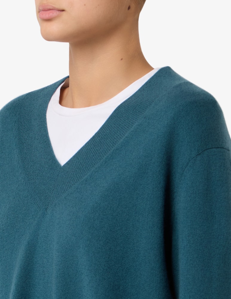 Pure Cashmere Maglione con scollo a V e spacchi - immagine 4 Pure Cashmere Maglione con scollo a V e spacchi - immagine 4