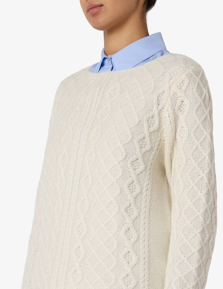 rinascente Pure Cashmere Crew neck jacquard jumper