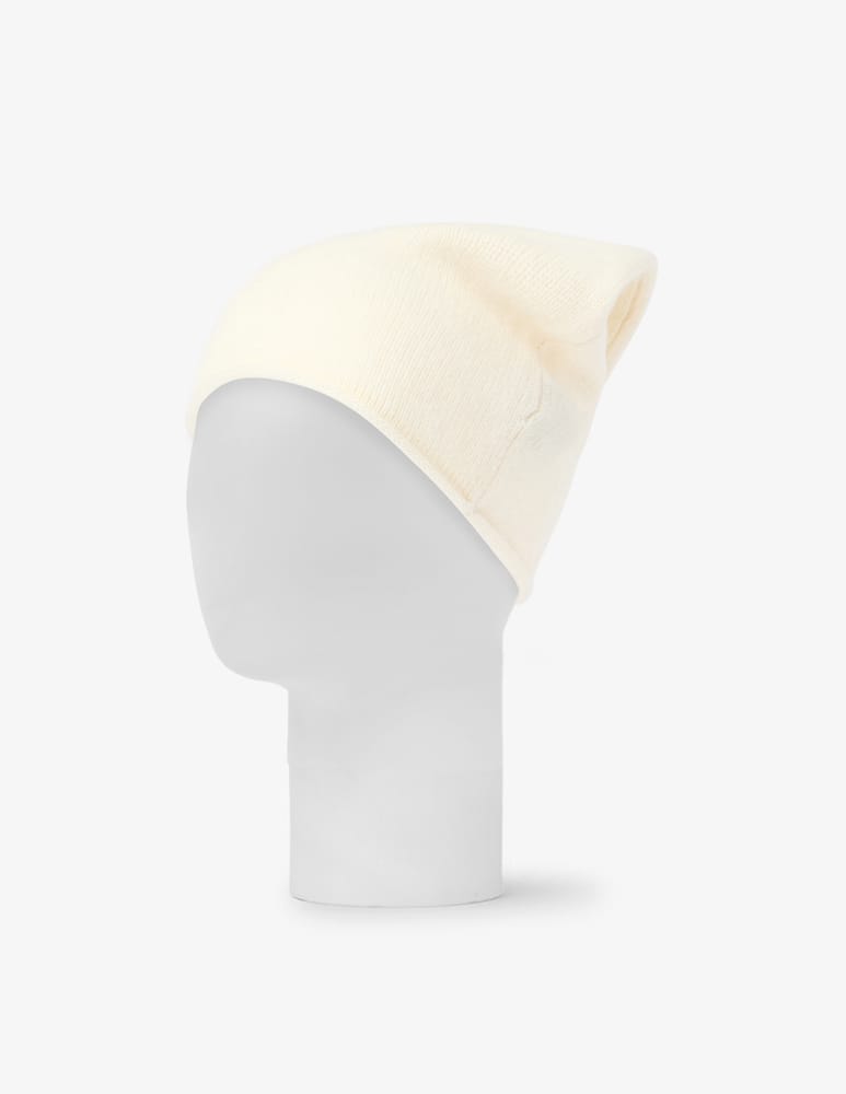 rinascente Pure Cashmere Ribbed knit cap