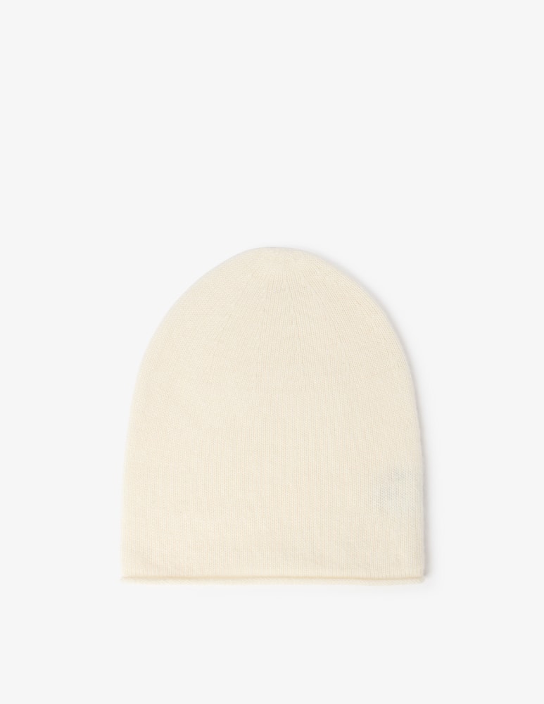 rinascente Pure Cashmere Ribbed knit cap