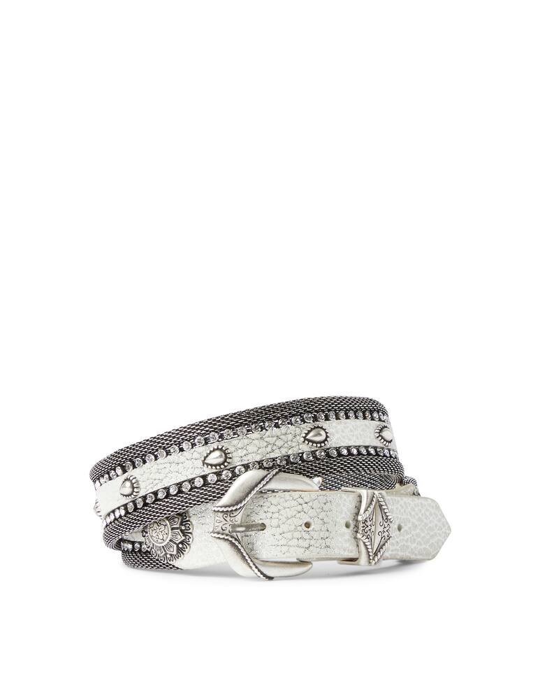 Nanni Milano Goccia leather and metal belt - picture 1 Nanni Milano Goccia leather and metal belt - picture 1