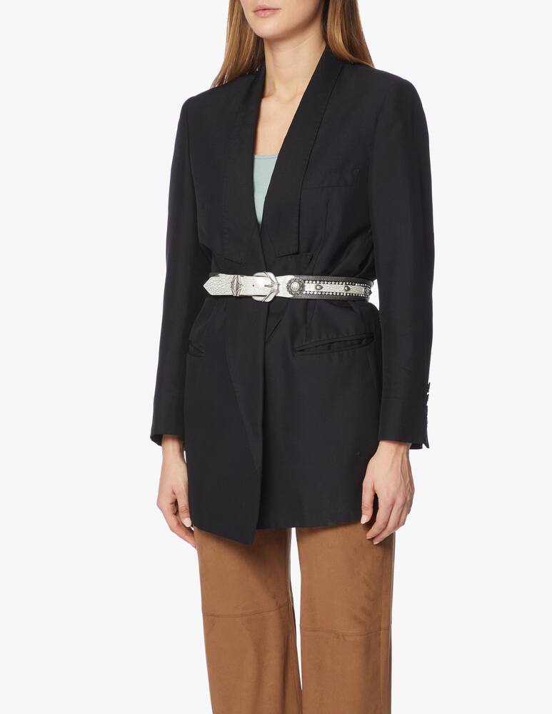 rinascente Nanni Milano Cintura in pelle e metallo Goccia