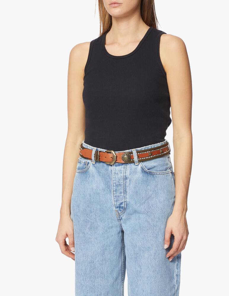 rinascente Nanni Milano Cintura in pelle e metallo Goccia