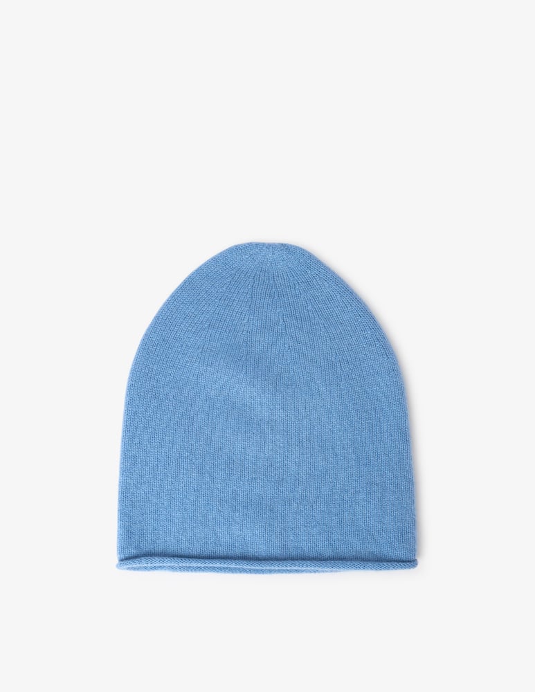 rinascente Pure Cashmere Ribbed knit beanie