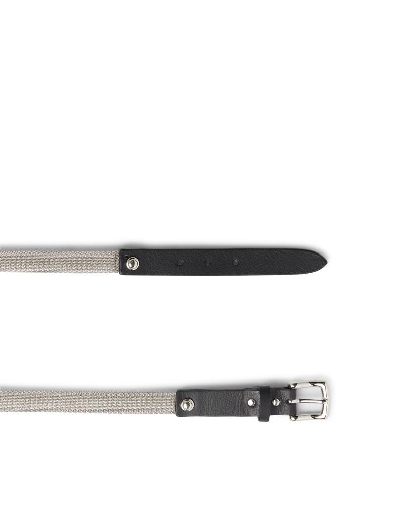 rinascente Nanni Milano Leather and metal belt