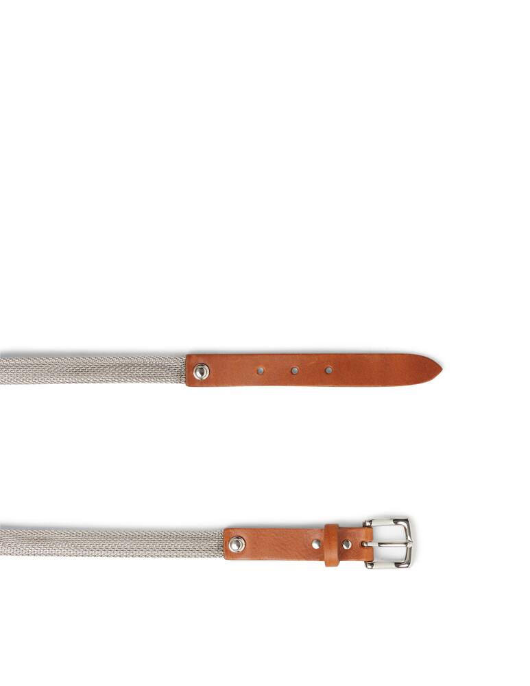 rinascente Nanni Milano Leather and metal belt