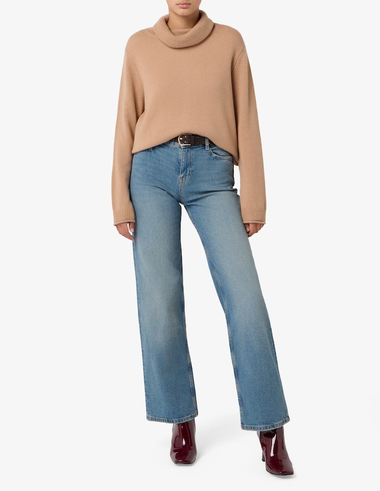 Pure Cashmere Turtleneck ribbed pullover - picture 2 Pure Cashmere Turtleneck ribbed pullover - picture 2