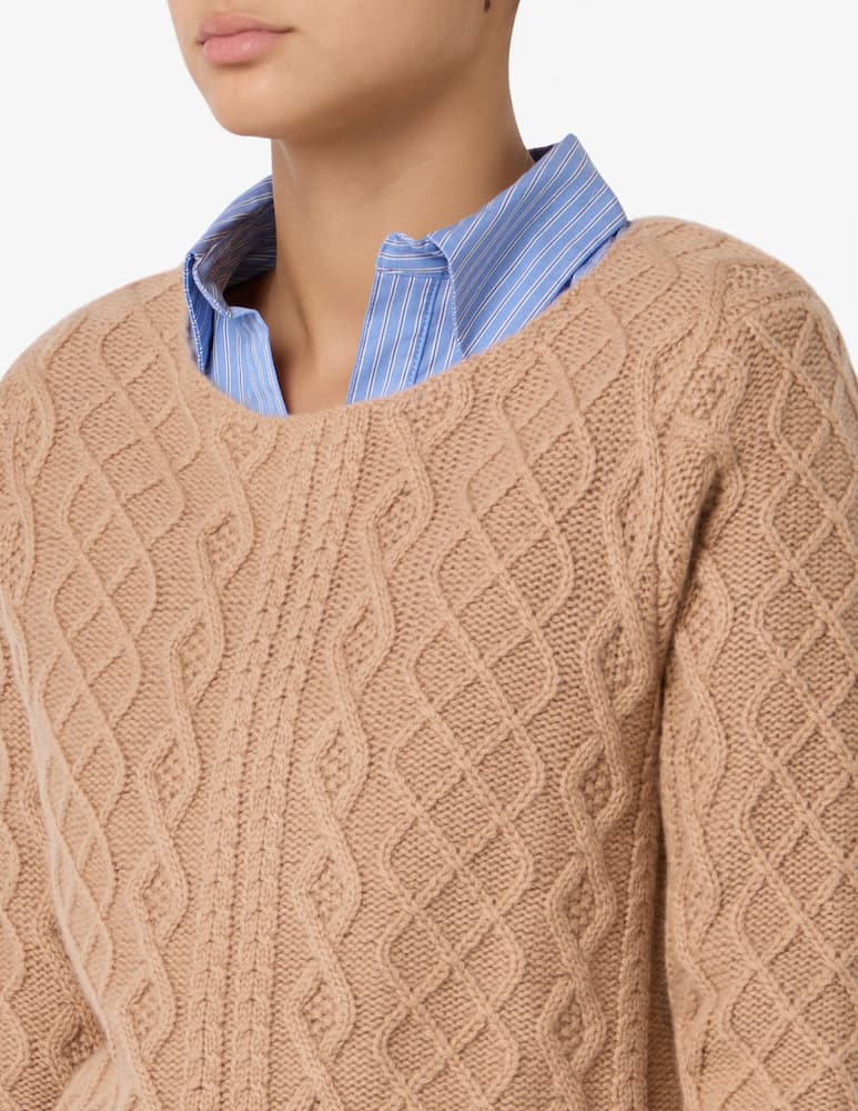 Pure Cashmere Crew neck jacquard jumper - picture 4 Pure Cashmere Crew neck jacquard jumper - picture 4