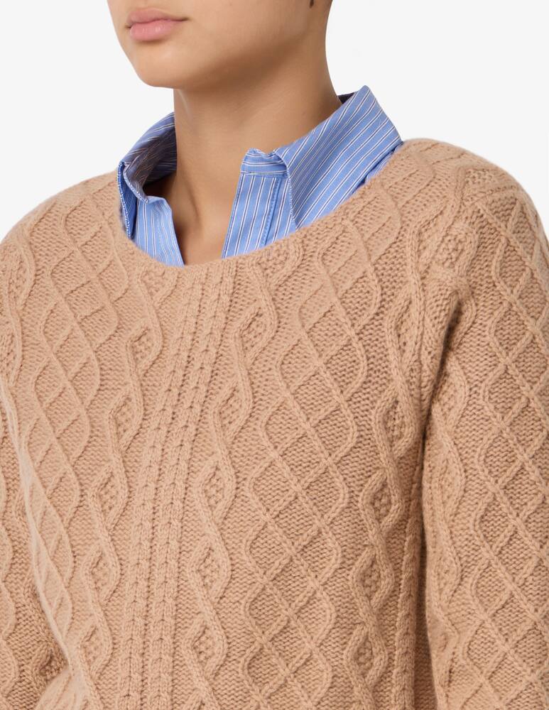 rinascente Pure Cashmere Crew neck jacquard jumper