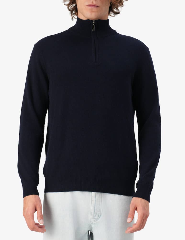 rinascente Rinascente Collection Pullover mezza zip lana