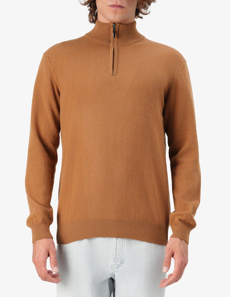 rinascente Rinascente Collection Pullover mezza zip in lana
