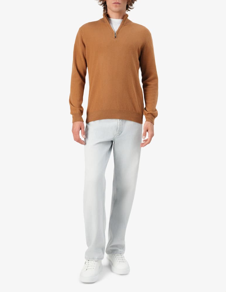 rinascente Rinascente Collection Pullover mezza zip in lana