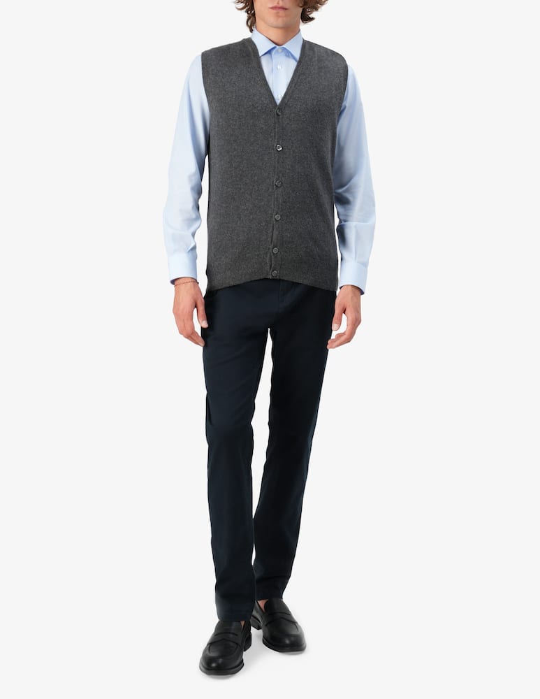 rinascente Rinascente Collection Lambswool buttoned gilet